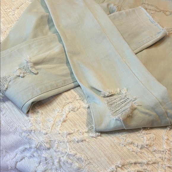 Light Blue Distressed Jeans - Picture 9 of 9
